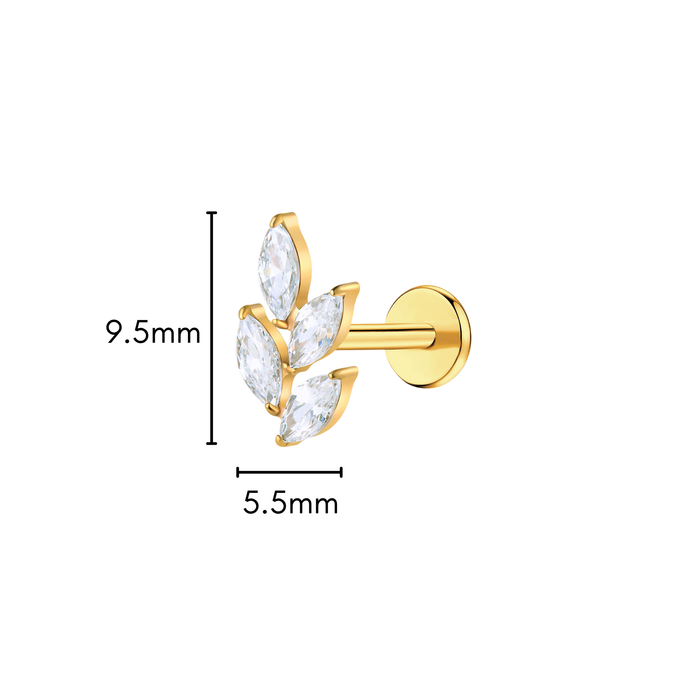 Ethereal Garden Flat Back Stud