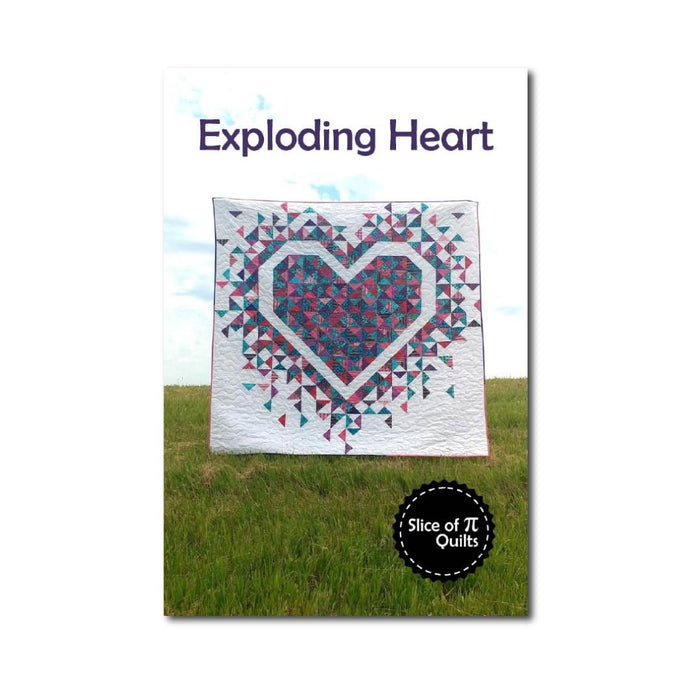 Exploding Heart Quilt Pattern | Slice of Pi Quilts | Printed Verison