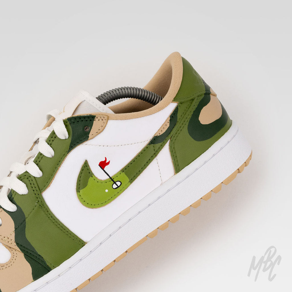 Fairway Camo - Jordan 1 Low Golf Custom