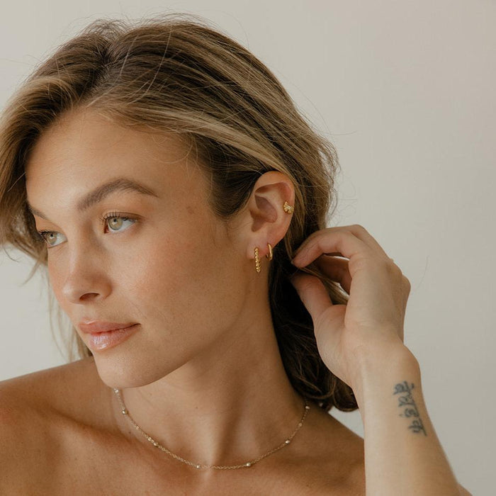 Fancy Bow Flat Back Stud