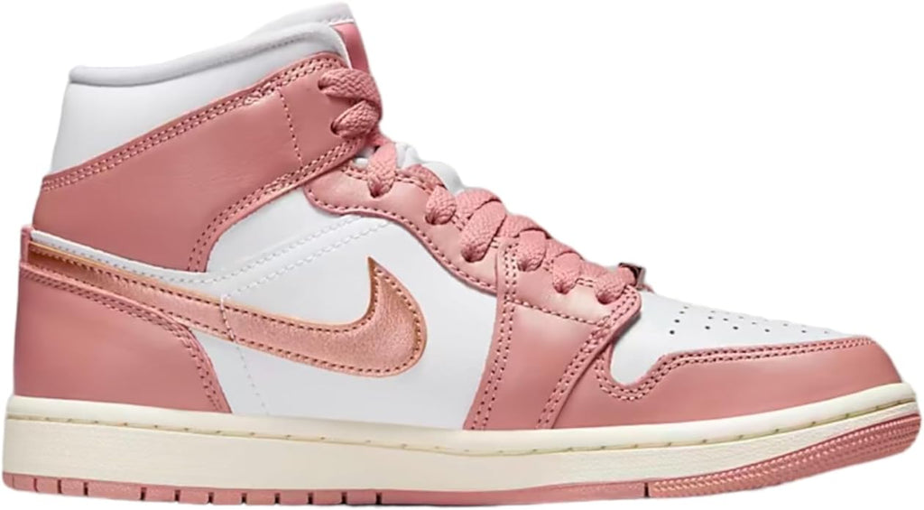Women's Air Jordan 1 MID SE Red Stardust/Metallic Copper (FB9892 670)