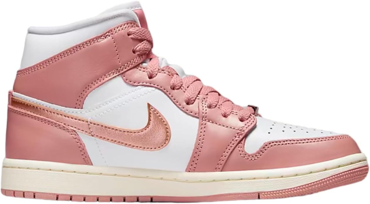 Women's Air Jordan 1 MID SE Red Stardust/Metallic Copper (FB9892 670)