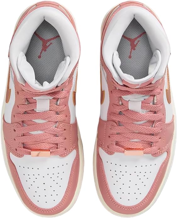 Women's Air Jordan 1 MID SE Red Stardust/Metallic Copper (FB9892 670)