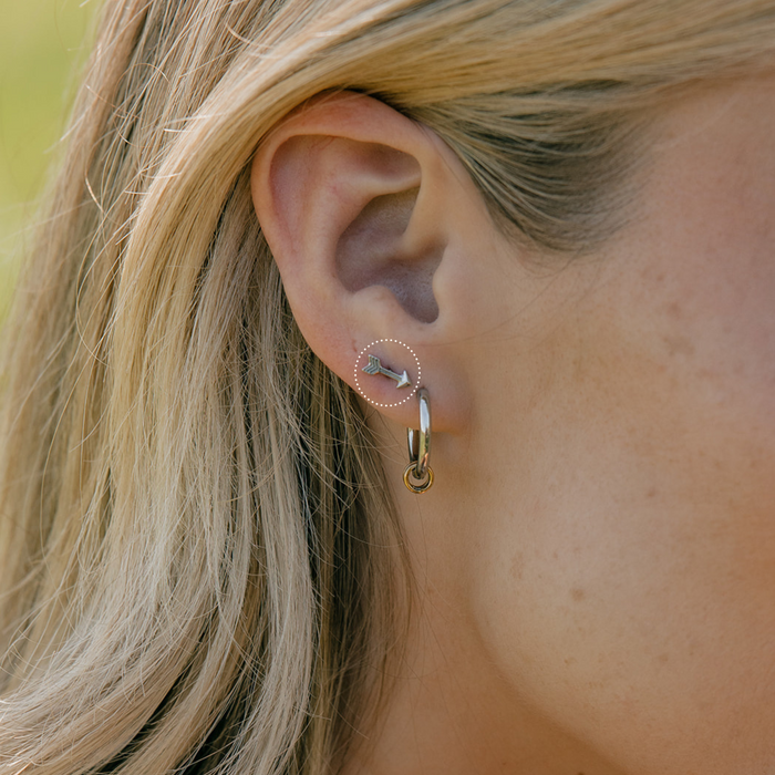 Follow Your Arrow Flat Back Stud