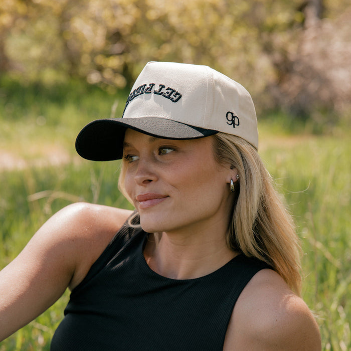 Get Pierced Trucker Hat in Black