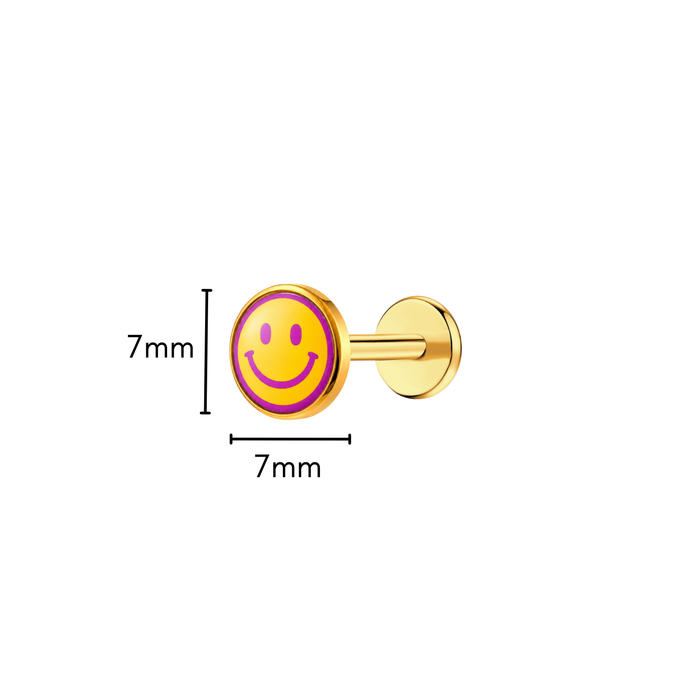 Good Vibes Only Flat Back Stud