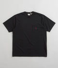 Gramicci One Point T-Shirt - Vintage Black / Red