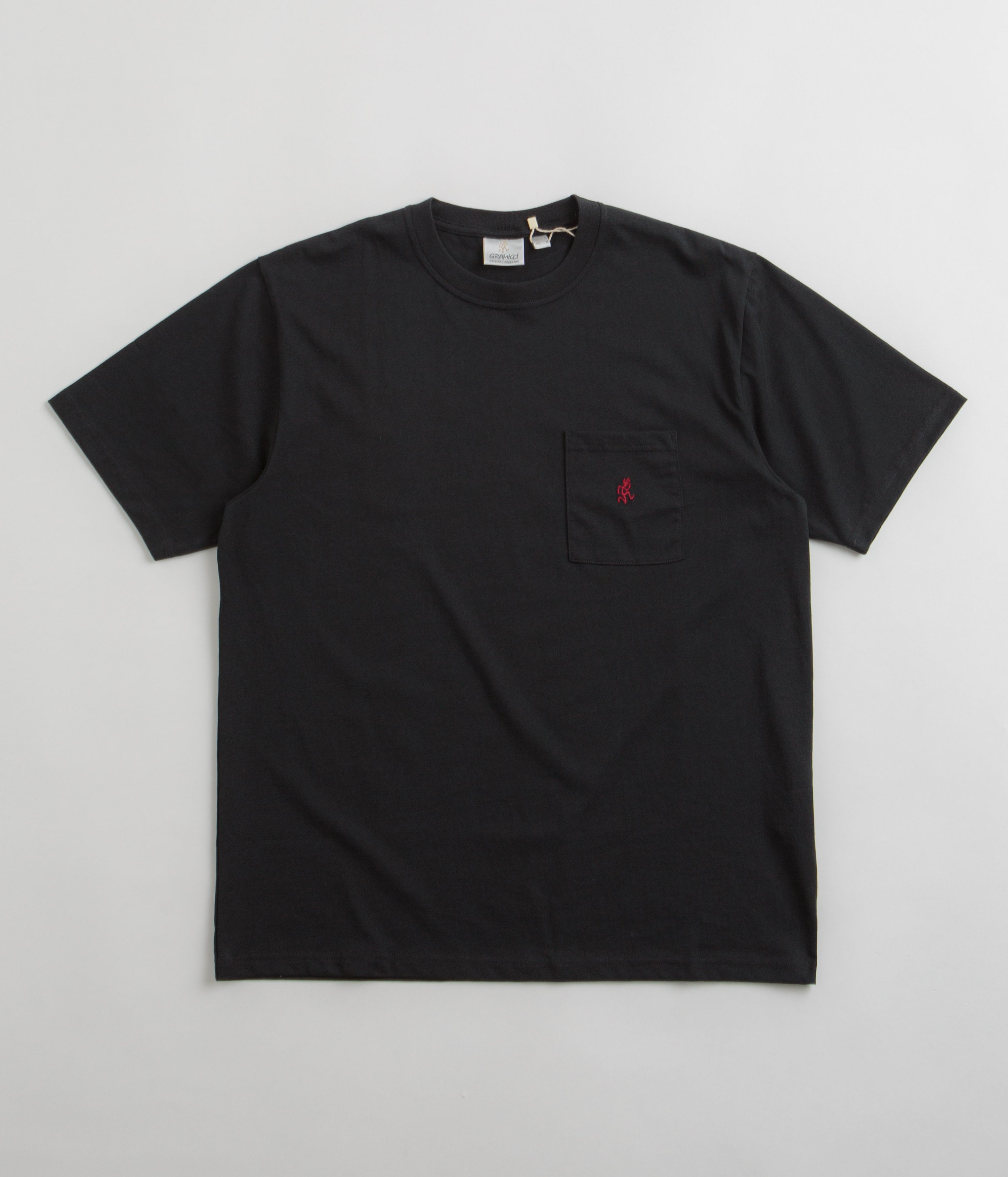 Gramicci One Point T-Shirt - Vintage Black / Red