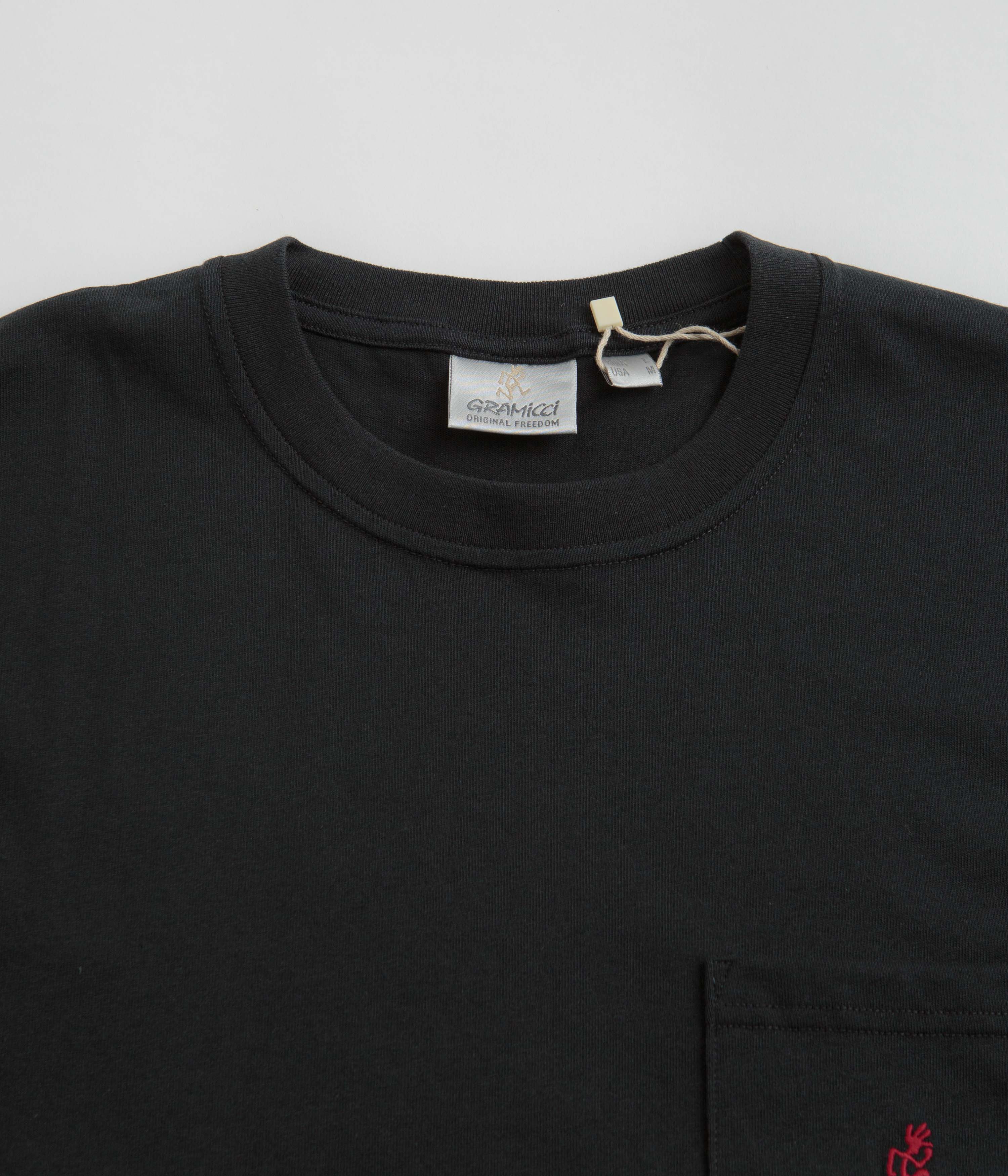 Gramicci One Point T-Shirt - Vintage Black / Red
