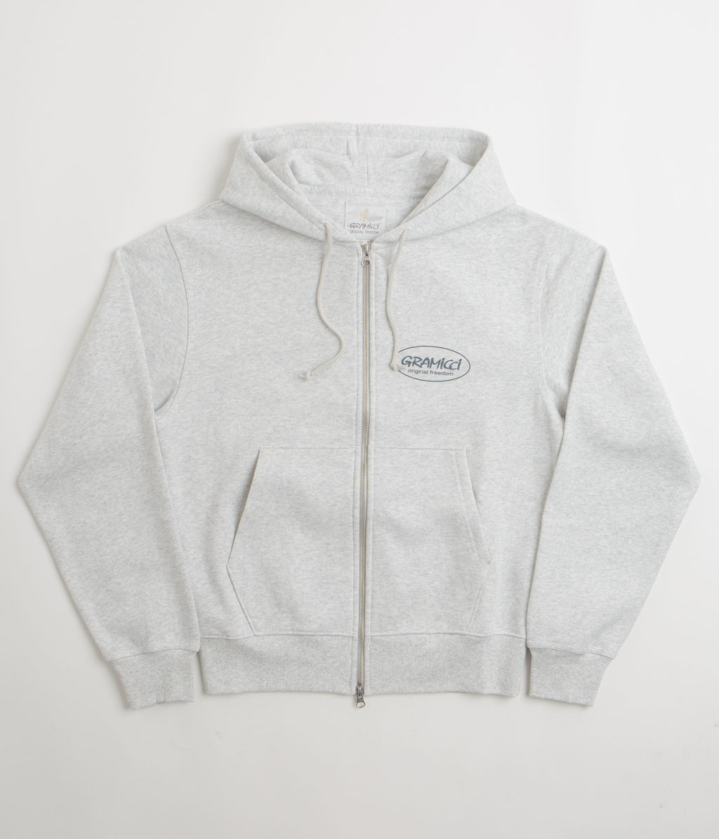 Gramicci Original Freedom Full Zip Hoodie - Heather Ash