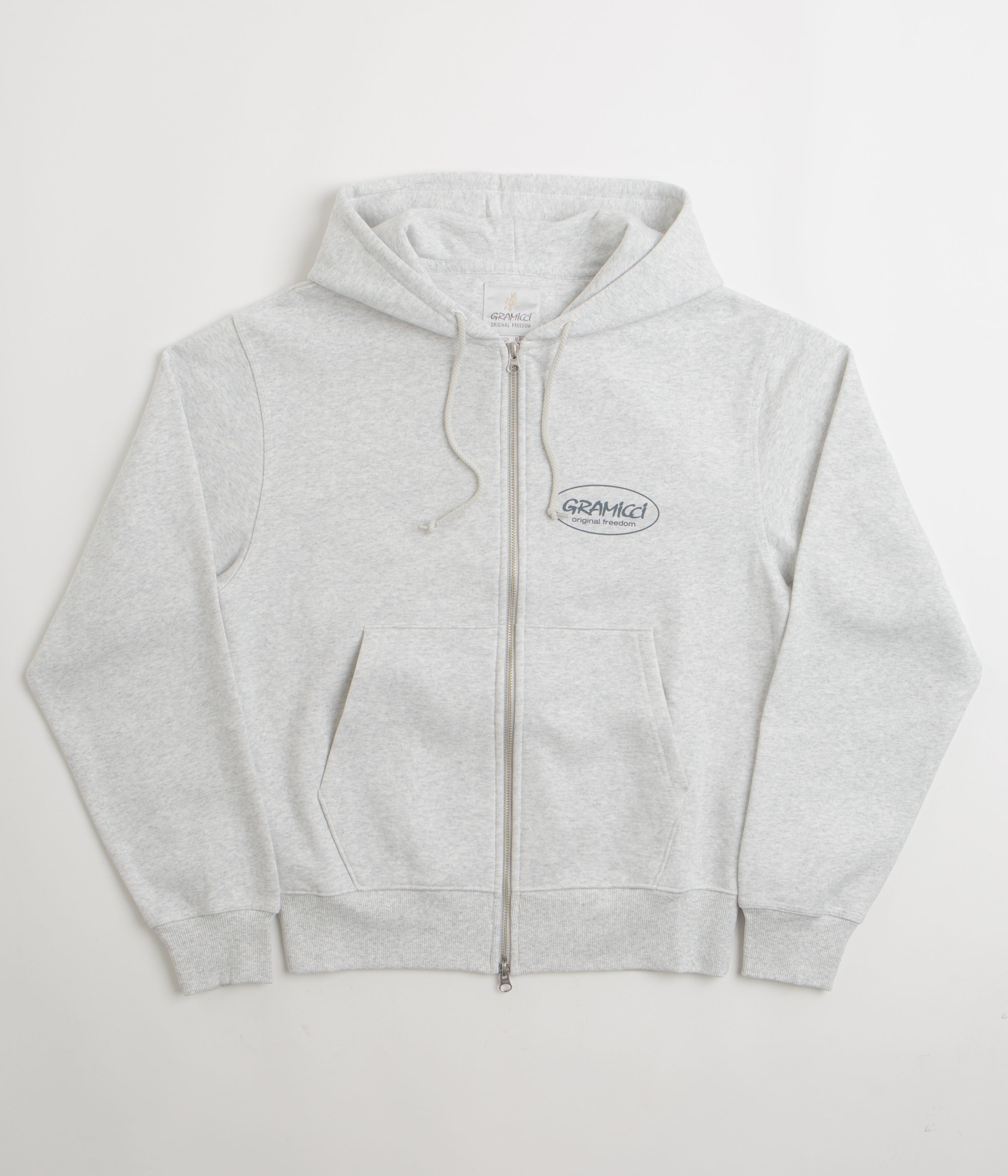Gramicci Original Freedom Full Zip Hoodie - Heather Ash
