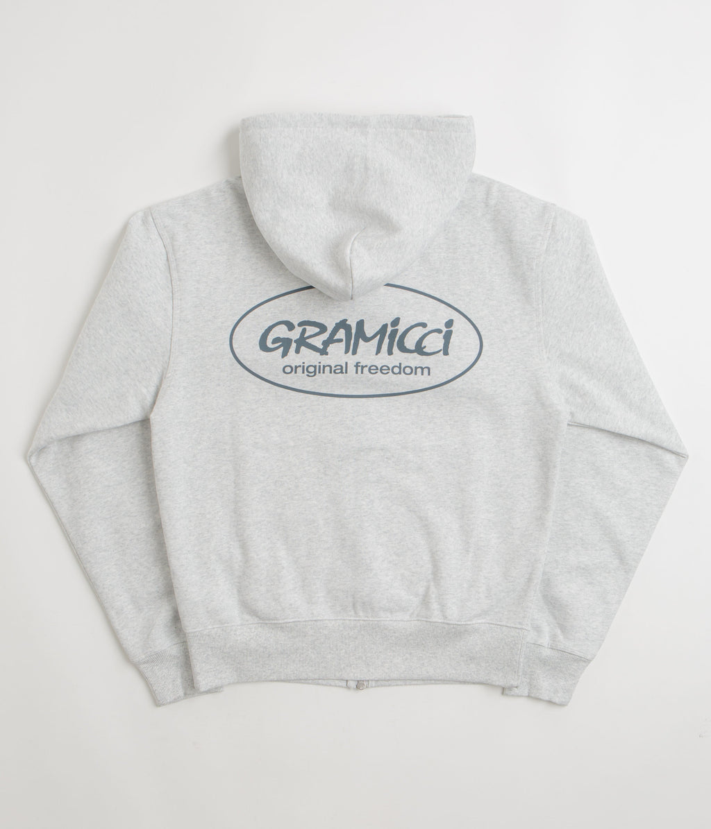 Gramicci Original Freedom Full Zip Hoodie - Heather Ash