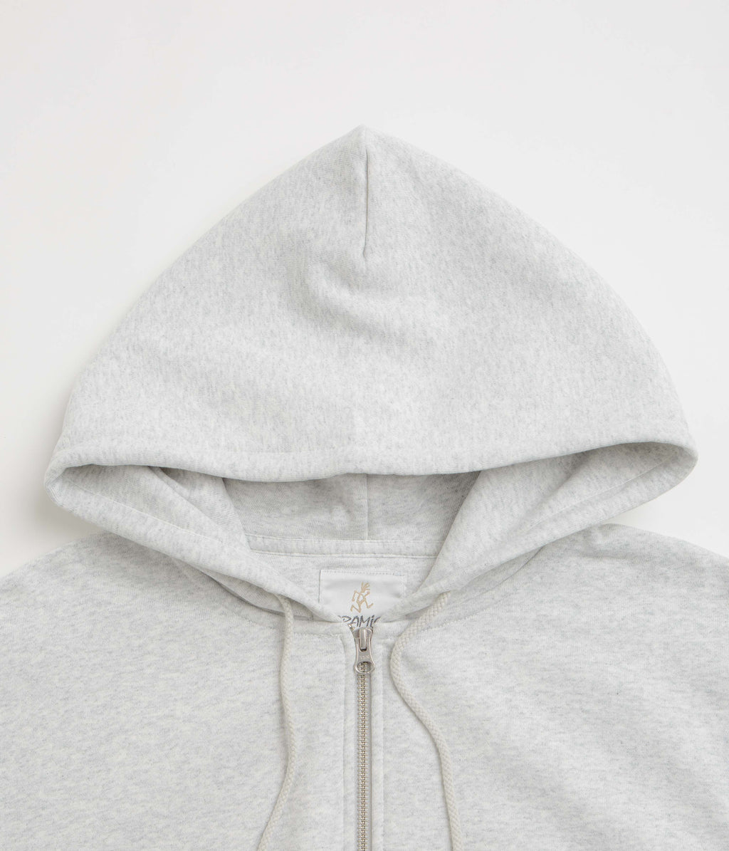 Gramicci Original Freedom Full Zip Hoodie - Heather Ash