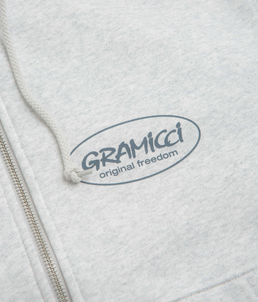 Gramicci Original Freedom Full Zip Hoodie - Heather Ash
