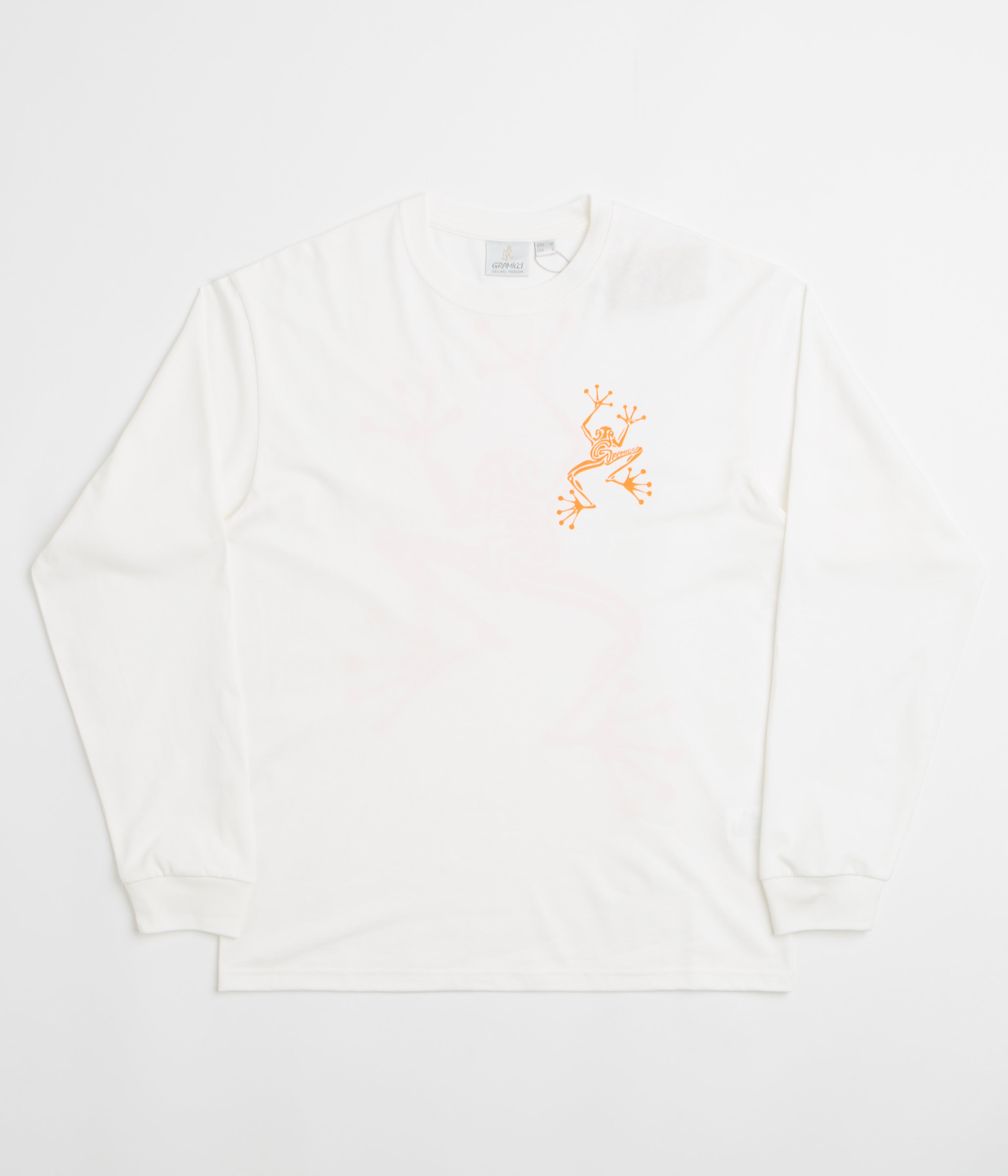 Gramicci Sticky Hands Long Sleeve T-Shirt - White