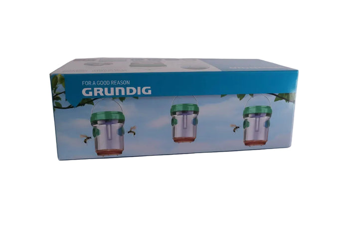 Grundig Solar Wespenfalle 3er Set 9,0 cm x 6,5 cm Ni-MH 1,2 Volt 40mAh