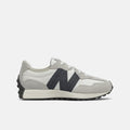 New Balance Grade Boys 327 Lace Sport Lifestyle Shoes in Silver Birch