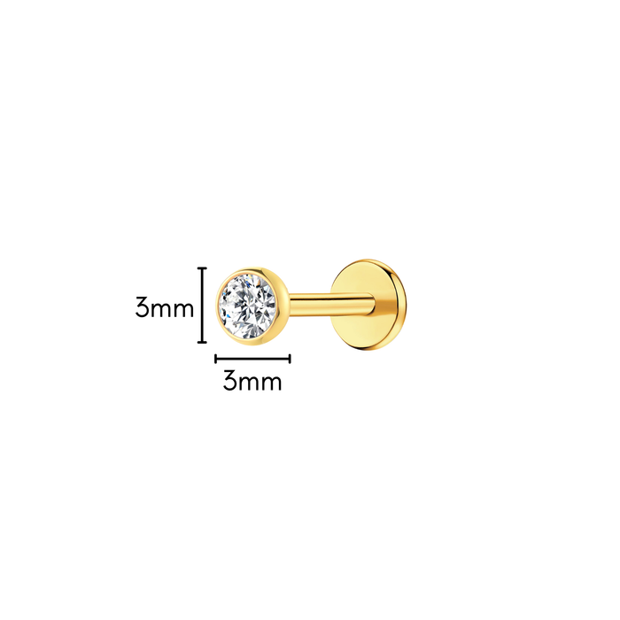 Halo Flat Back Stud