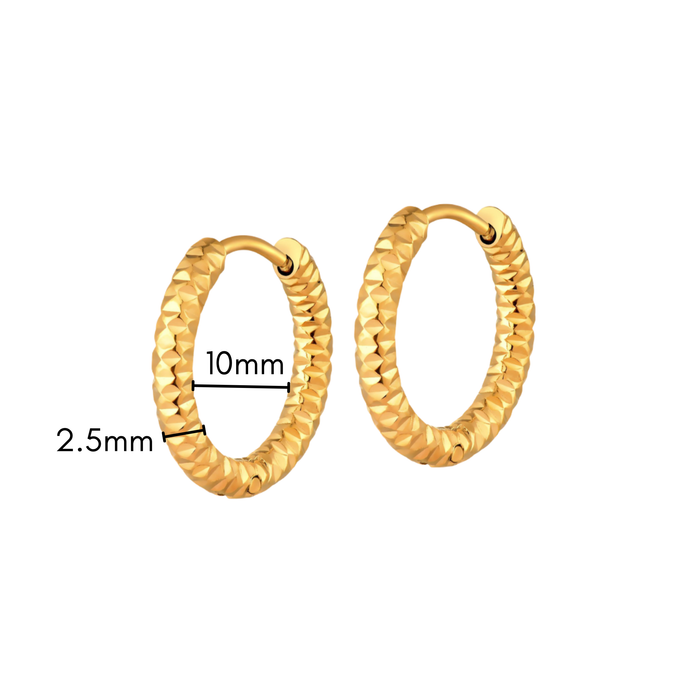 Hammered Hoops