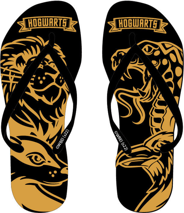 Harry Potter Flip Flops Badeschlappen für Herren Jungs männlich