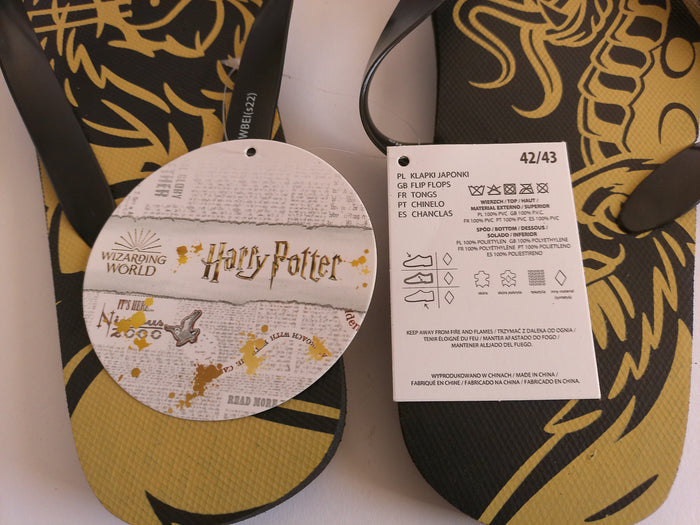 Harry Potter Flip Flops Badeschlappen für Herren Jungs männlich