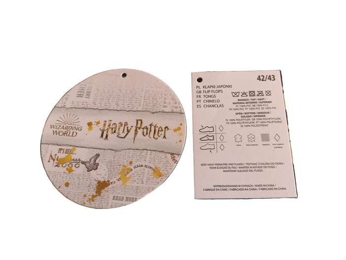 Harry Potter Flip Flops Badeschlappen für Herren Jungs männlich