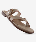 Hazel Cream – Toe-Ring Flats for Women