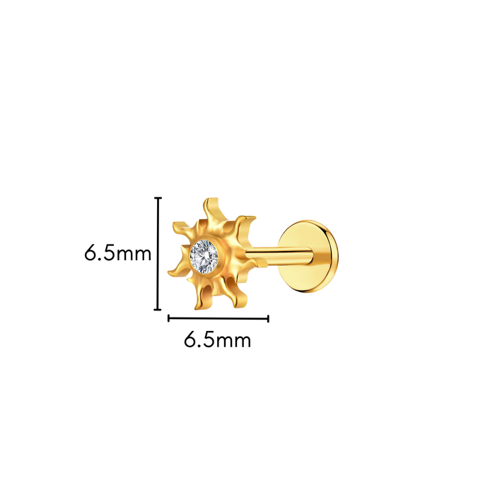Heat Wave Flat Back Stud