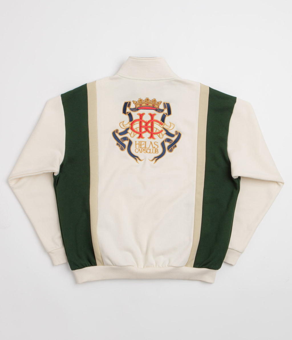 Helas Couronne Quarter Zip Sweatshirt - Light Beige