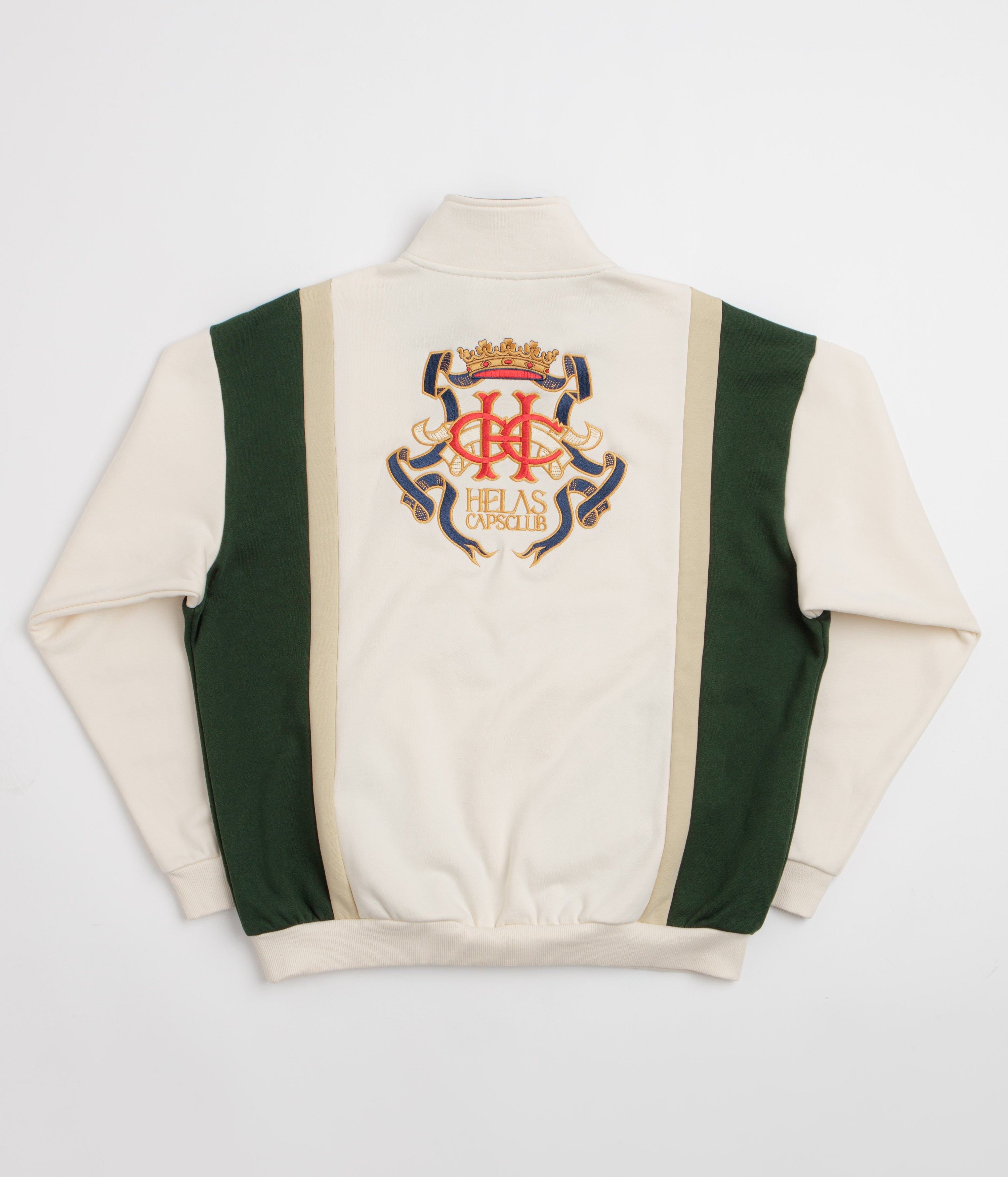 Helas Couronne Quarter Zip Sweatshirt - Light Beige