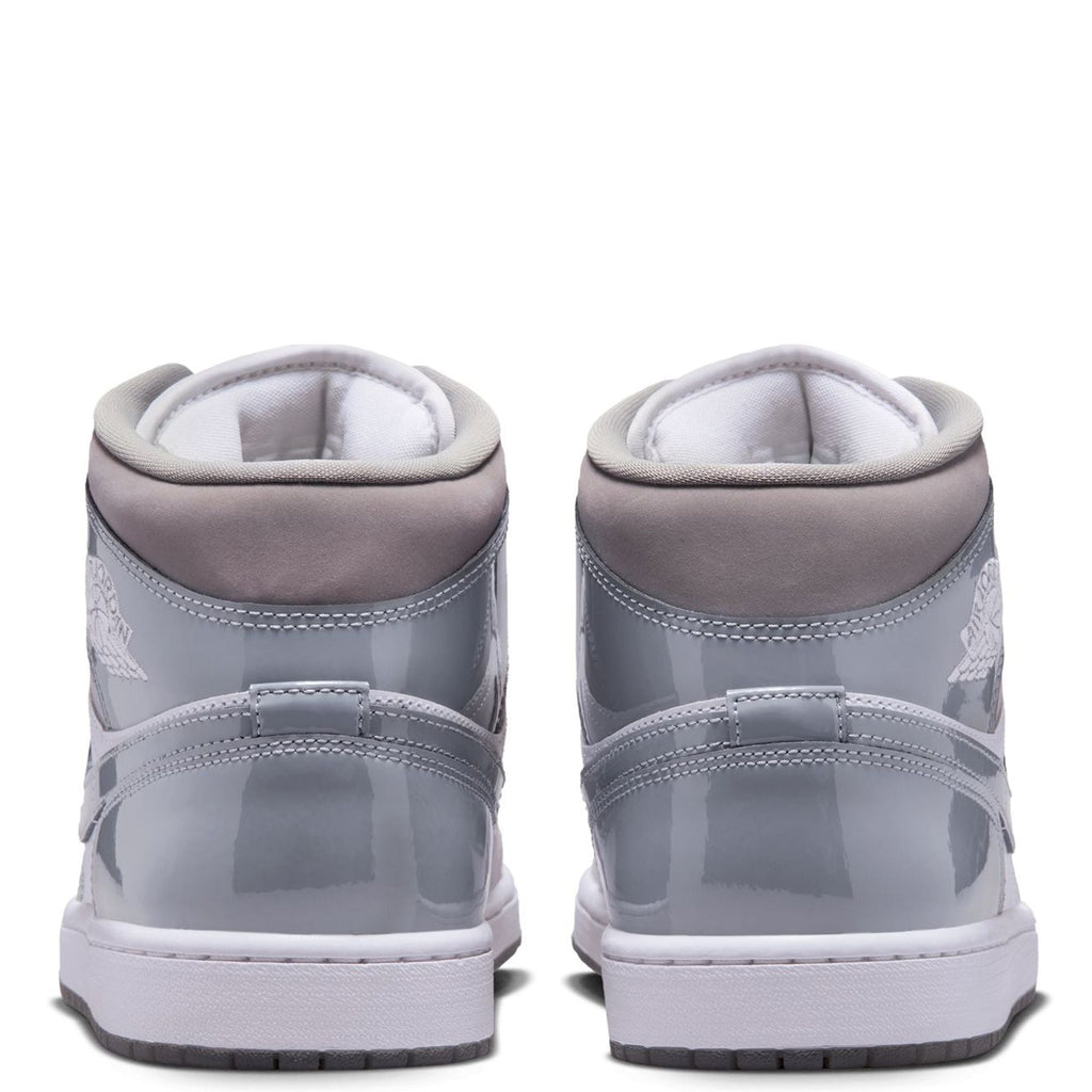 Men's Jordan 1 Low Mid White/Cool Grey-Medium Grey (HF3216 100)