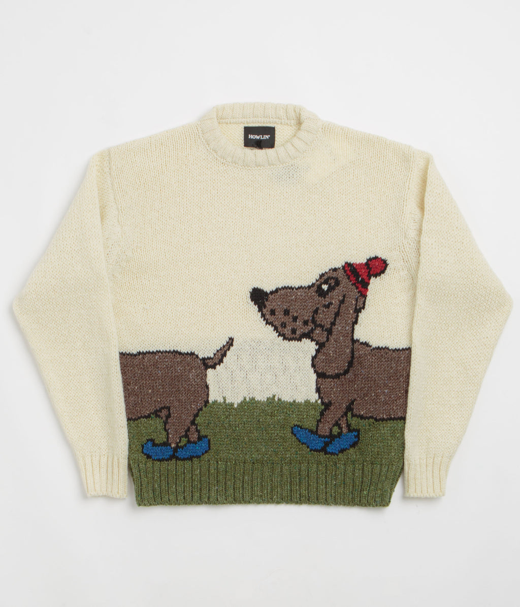 Howlin' Womens Bumper Trouble Sweatshirt - Ecru