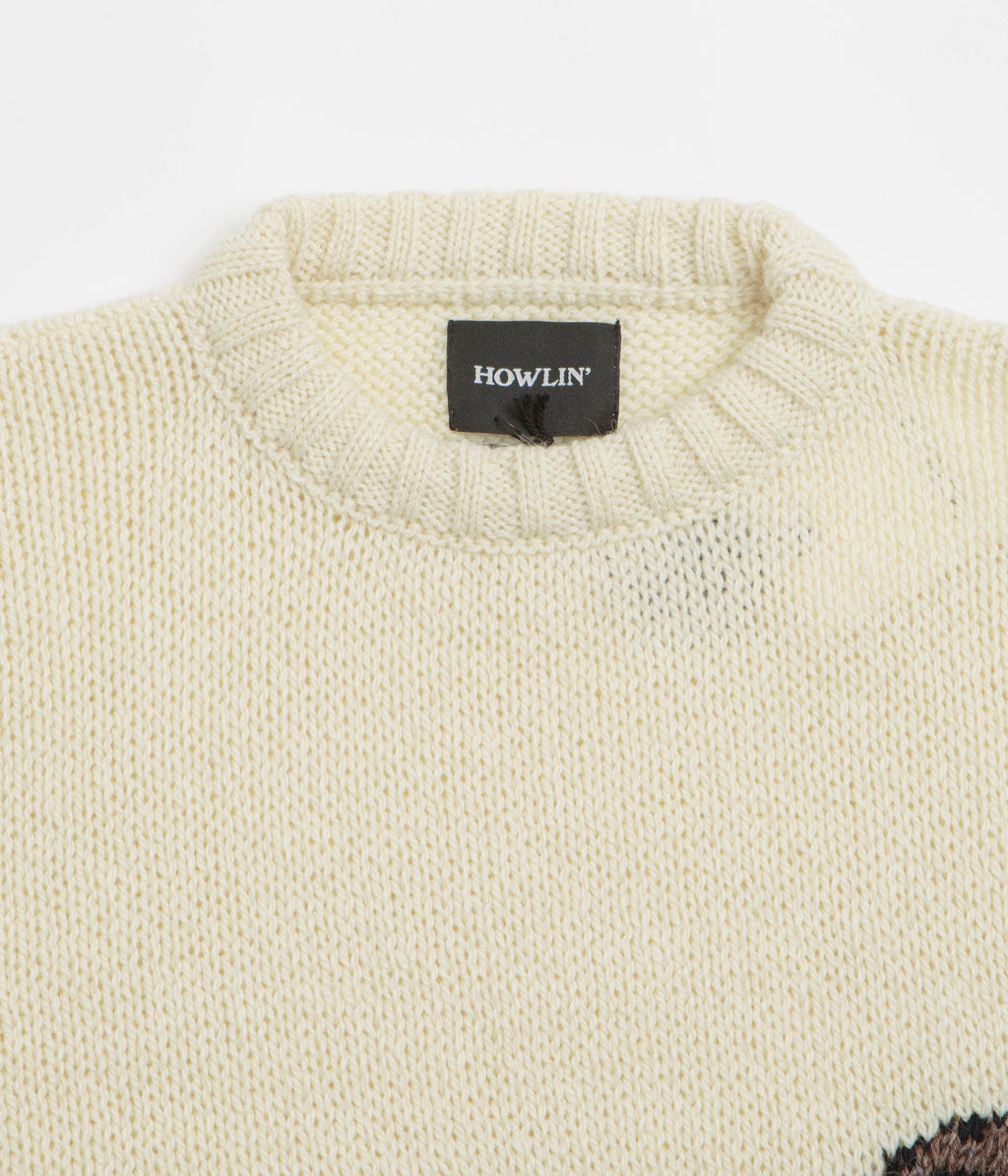 Howlin' Womens Bumper Trouble Sweatshirt - Ecru
