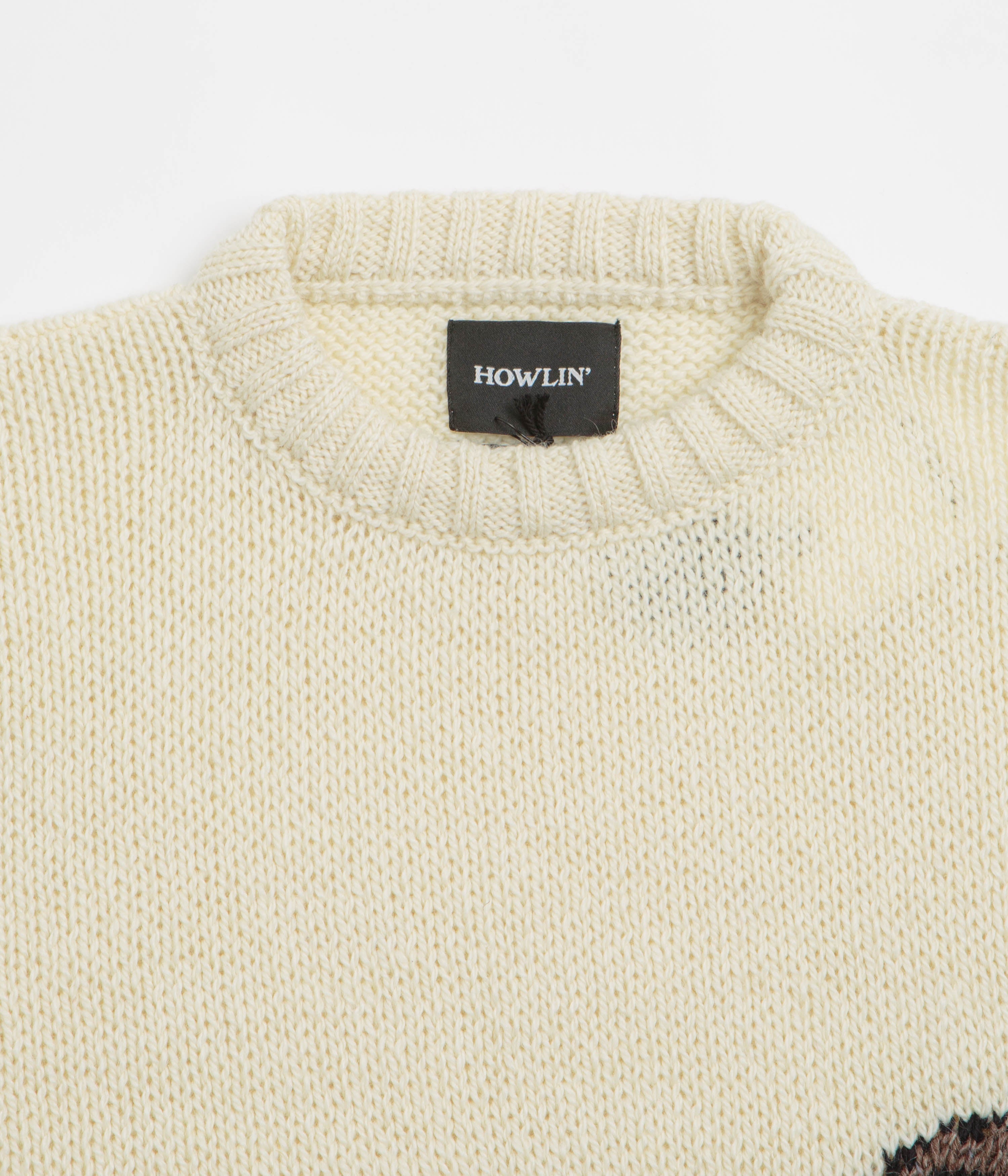Howlin' Womens Bumper Trouble Sweatshirt - Ecru