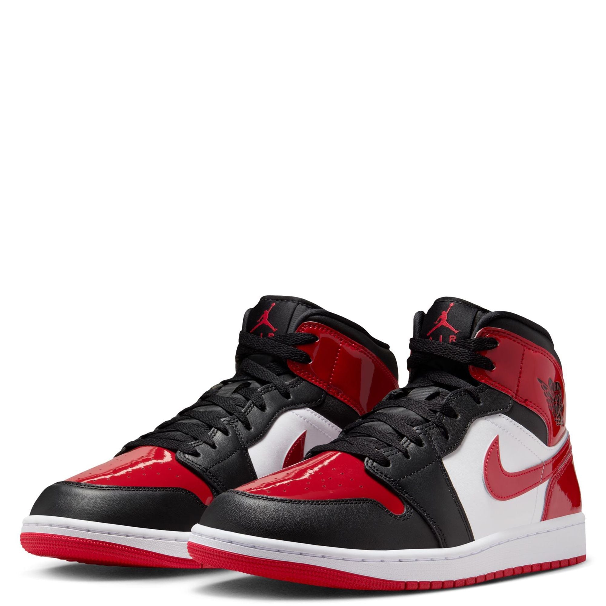 Men's Jordan 1 Mid SE Black/Varsity Red-White (HV4091 006)