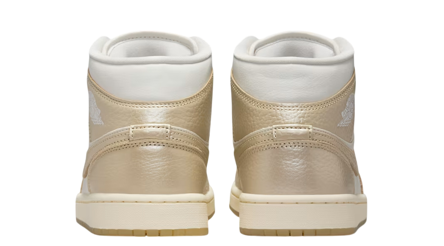 Women's Jordan 1 Mid SE Sail/Team Gold-Pale Ivory (HV5159 100)