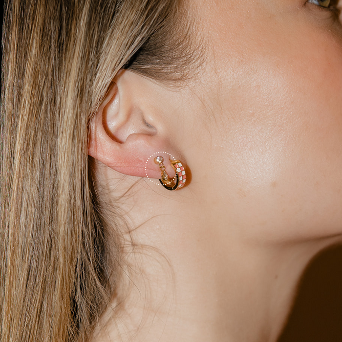 Isla Flat Back Stud