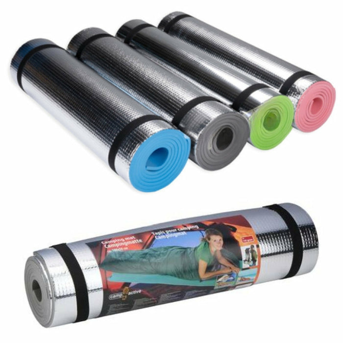 Isomatte 180 x 50 cm – Ultraleicht 145 g, Aluminiumbeschichtung, 4 Farben