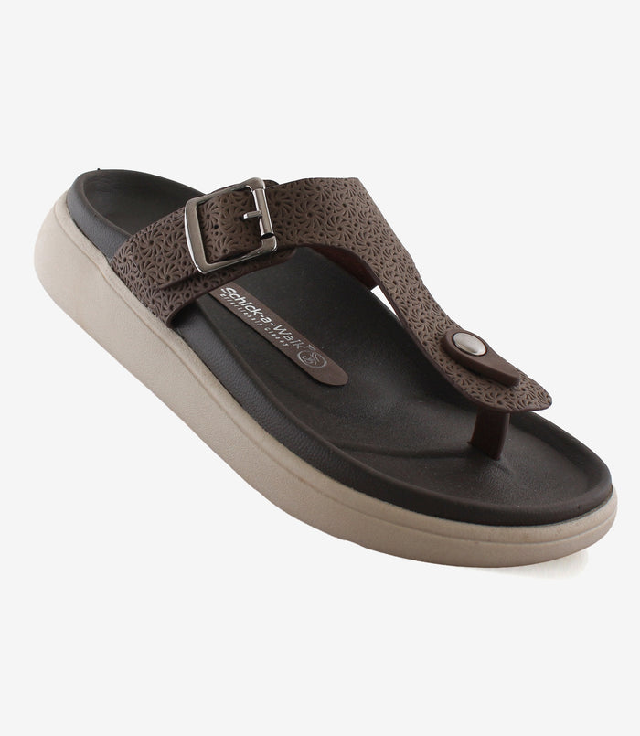 Jade Thong – Brown Comfort Sandals for Women