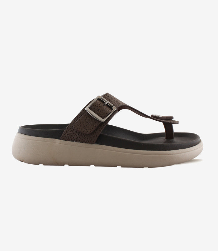 Jade Thong – Brown Comfort Sandals for Women