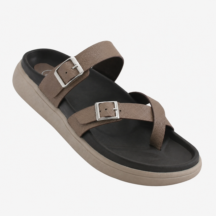 Jade Toe Strap – Brown Comfort Sandals for Women