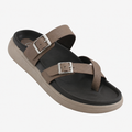 Jade Toe Strap – Brown Comfort Sandals for Women