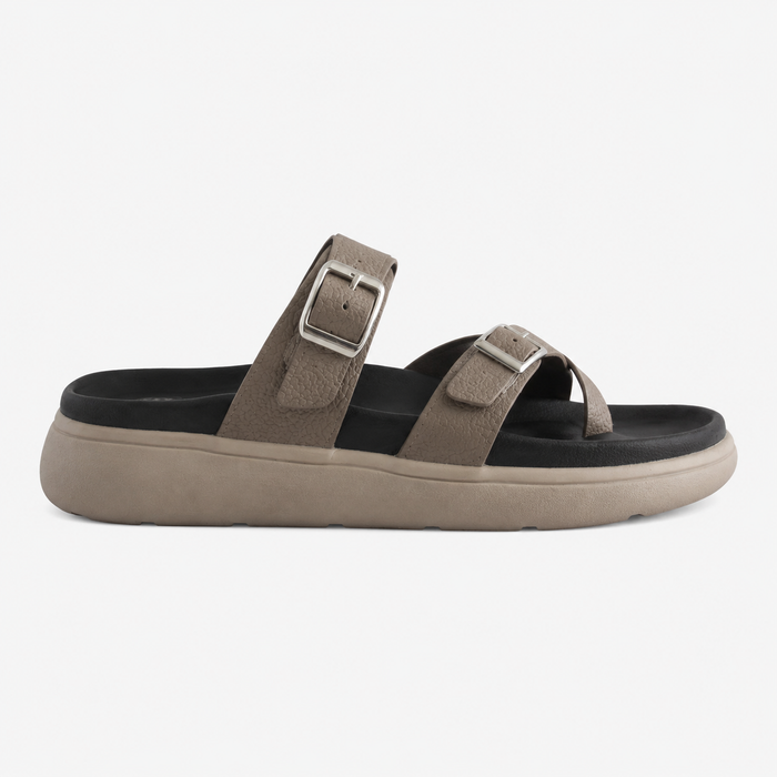 Jade Toe Strap – Brown Comfort Sandals for Women