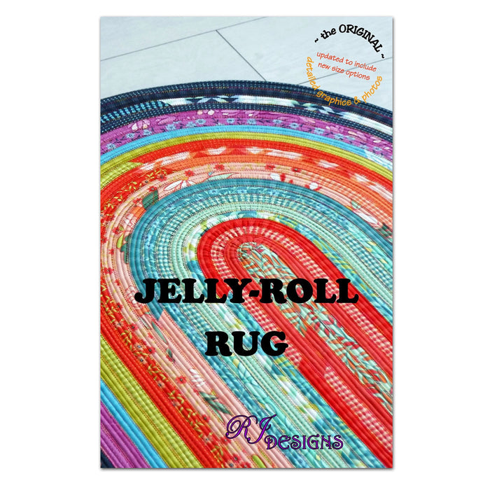 Jelly Roll Rug Pattern - Printed