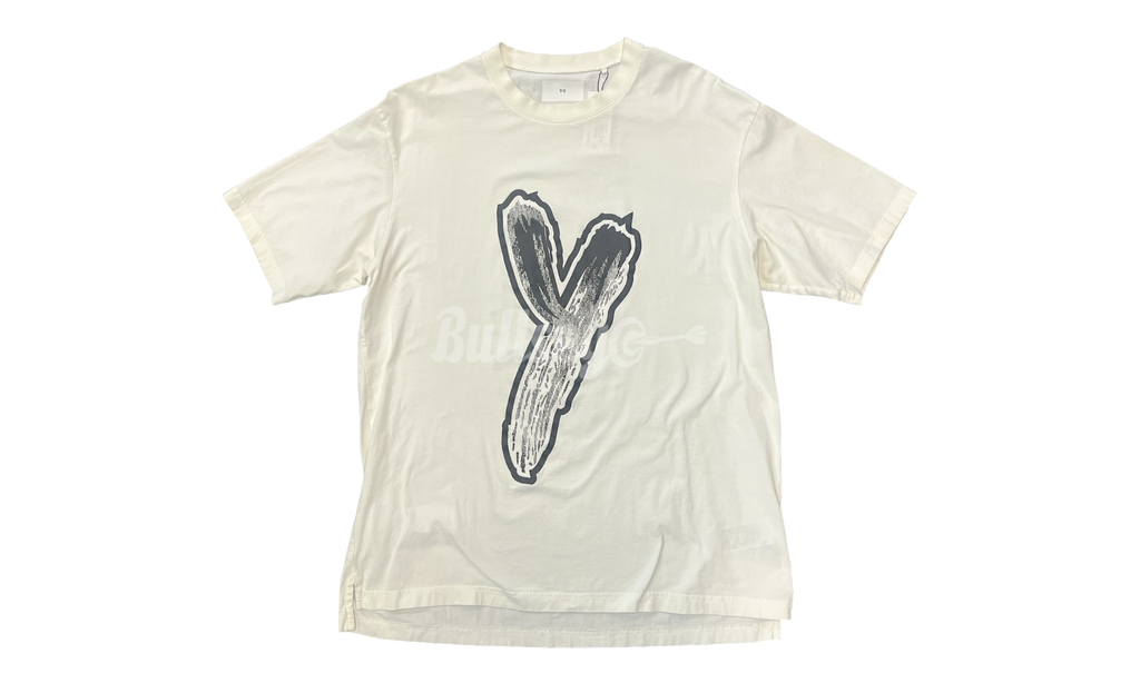 ADIDAS x Y-3 Unisex Oversized Graphic Logo Short Sleeve Tee(PreOwned)