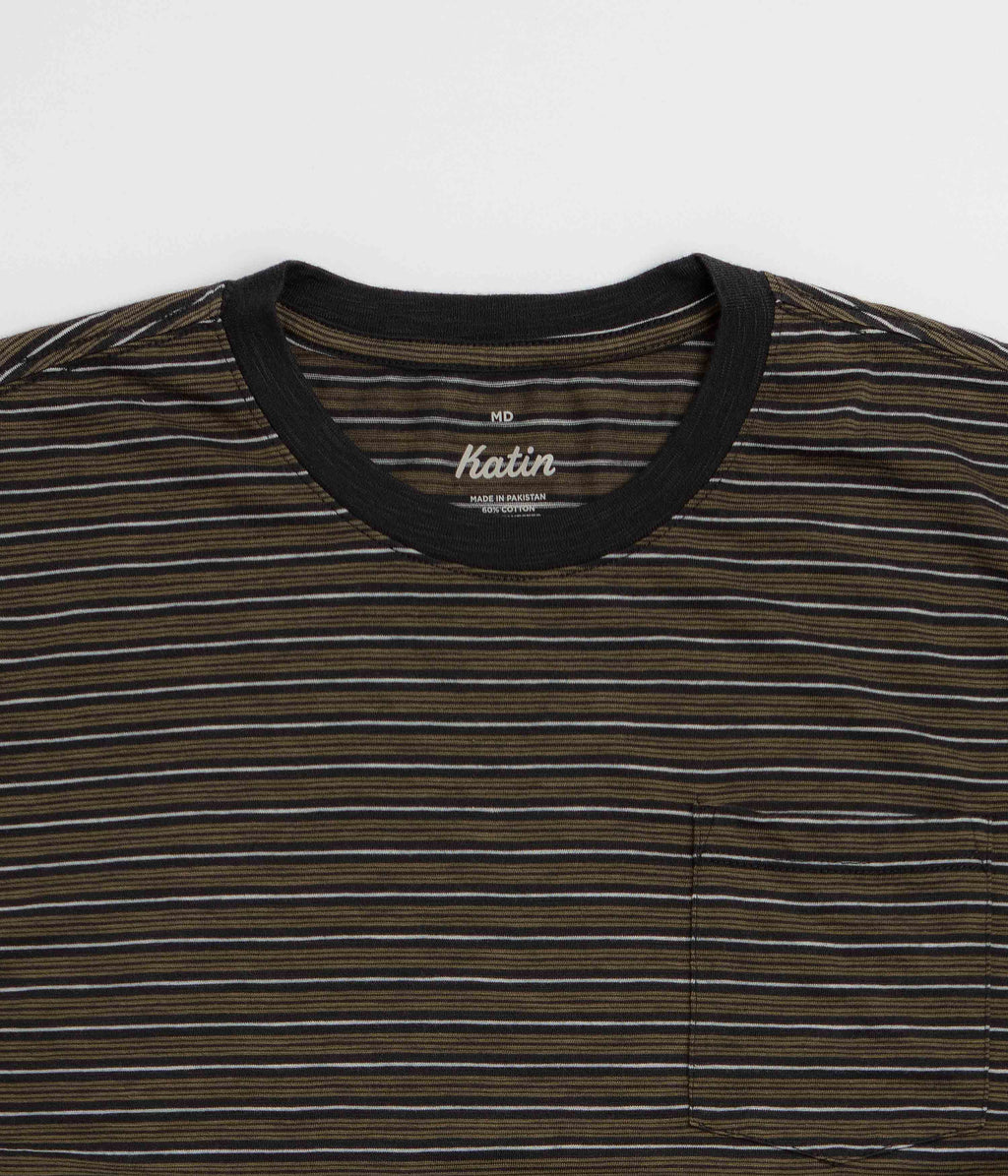 Katin Rural Pocket T-Shirt - Black Wash