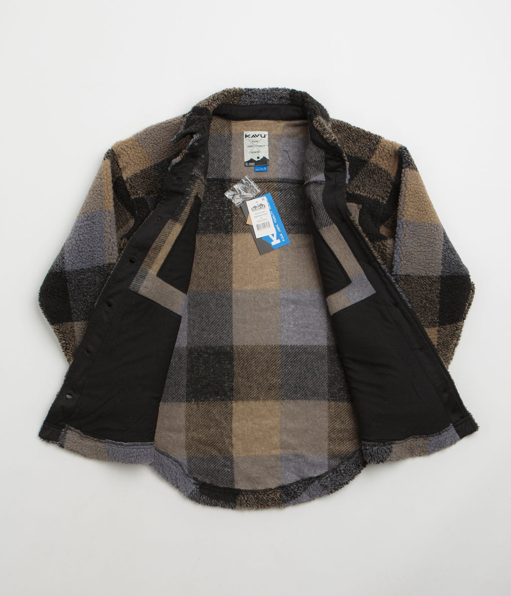Kavu Womens Northern Sky Shirt Jacket - Nightshade Plaid