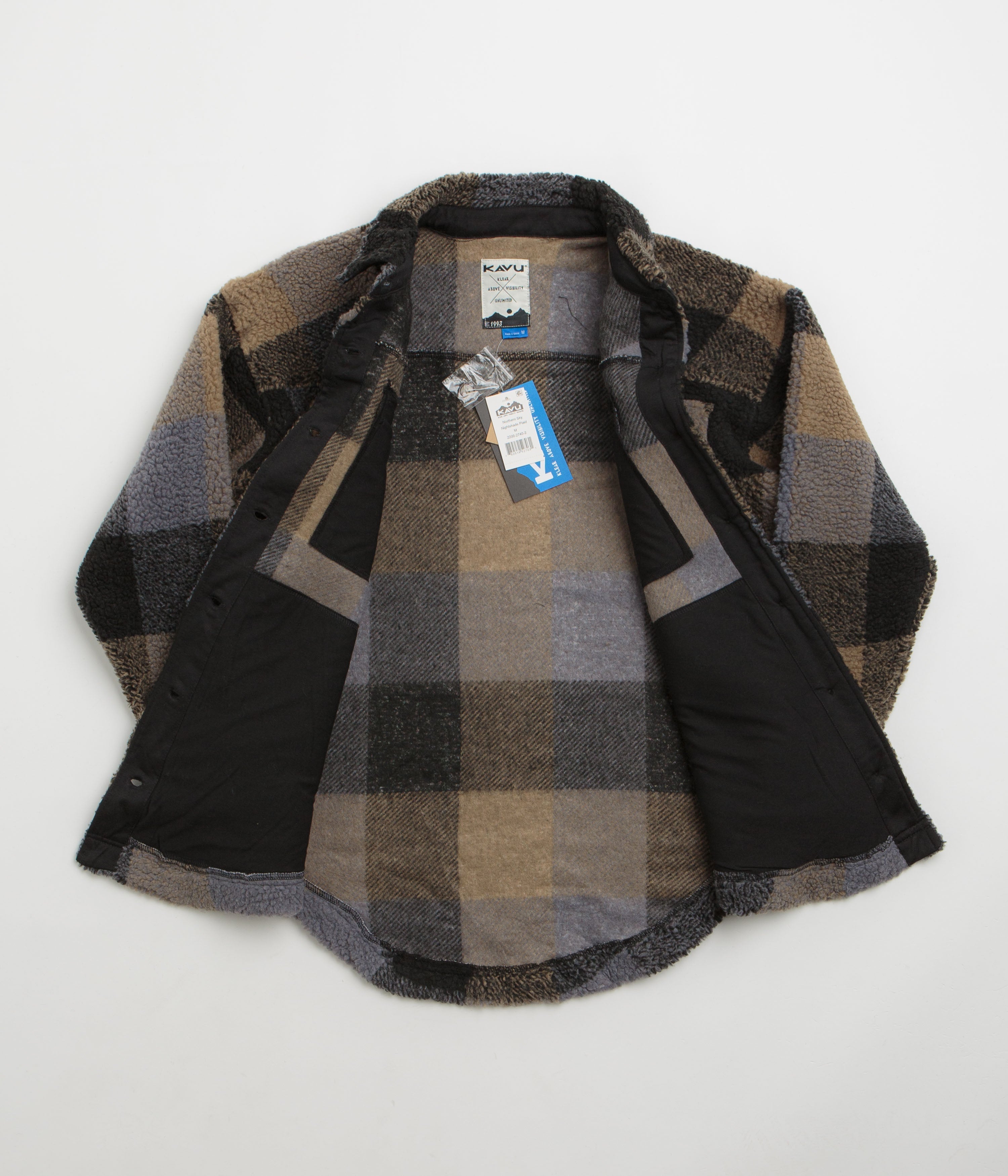 Kavu Womens Northern Sky Shirt Jacket - Nightshade Plaid