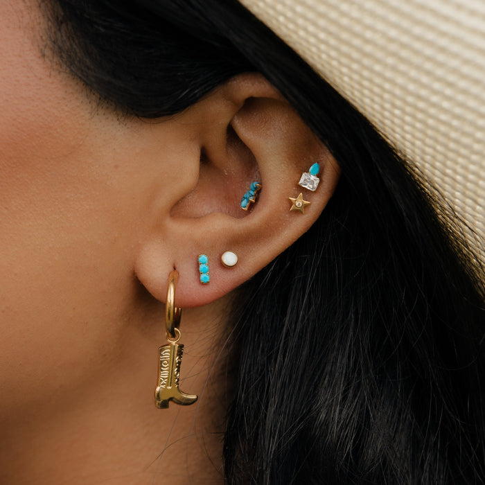 Kick the Dust Up Hoops in Titanium
