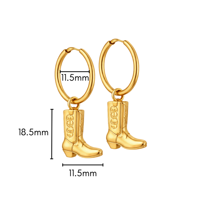 Kick the Dust Up Hoops in Titanium